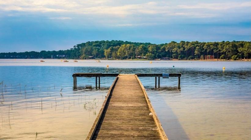 Hacienda De La Canopee Avec Piscine Chauffee Au Sel Hourtin Zewnętrze zdjęcie