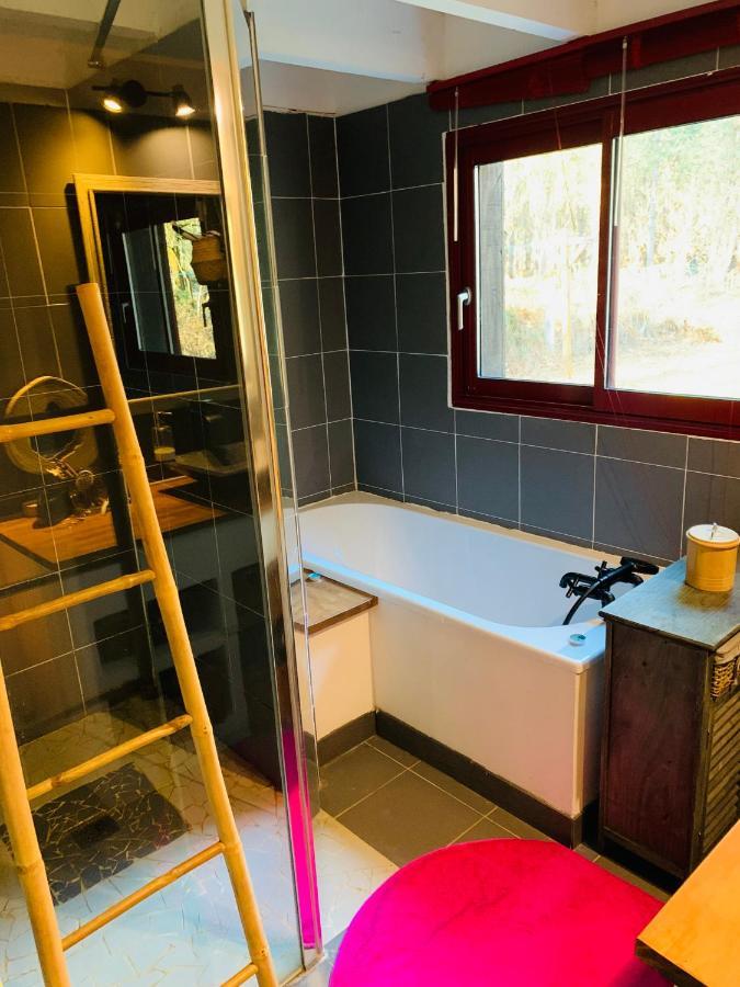 Hacienda De La Canopee Avec Piscine Chauffee Au Sel Hourtin Zewnętrze zdjęcie