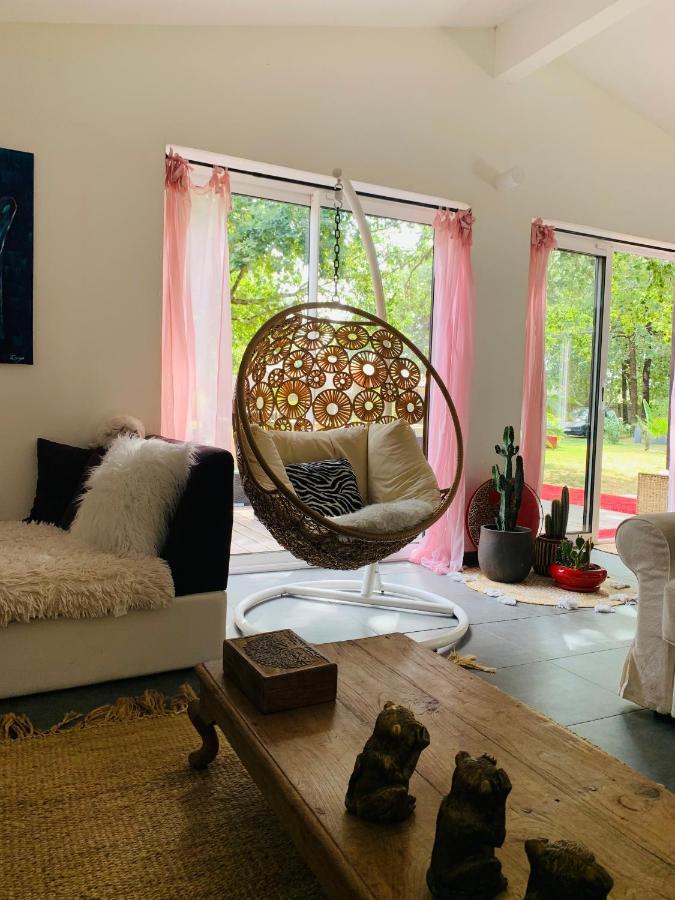 Hacienda De La Canopee Avec Piscine Chauffee Au Sel Hourtin Zewnętrze zdjęcie
