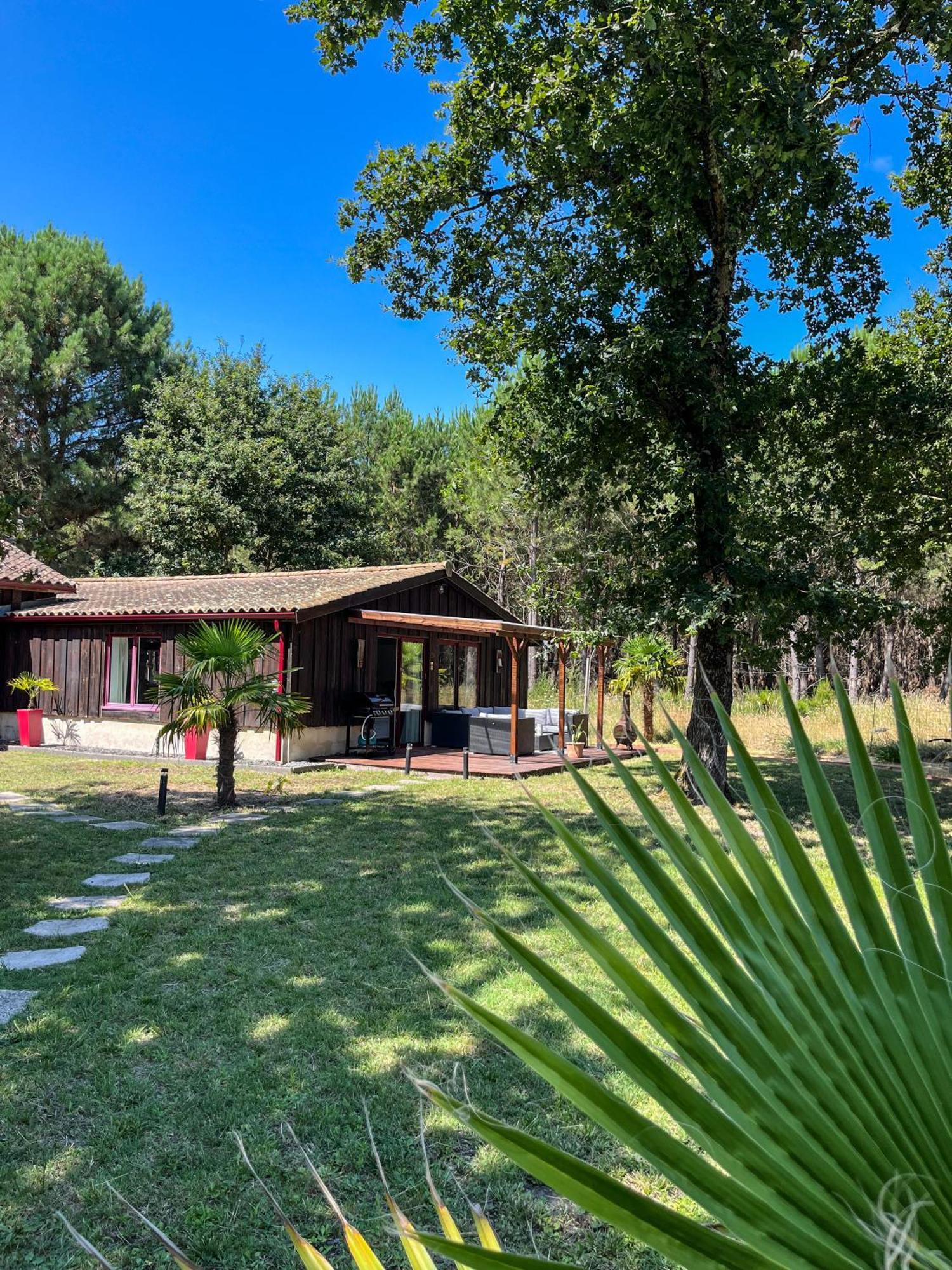 Hacienda De La Canopee Avec Piscine Chauffee Au Sel Hourtin Zewnętrze zdjęcie